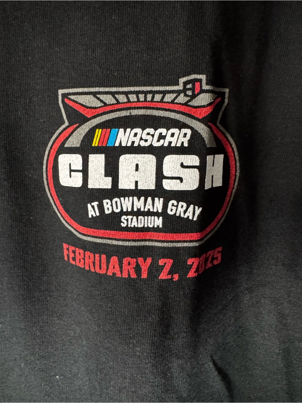 NASCAR Clash Black Graphic Sweater